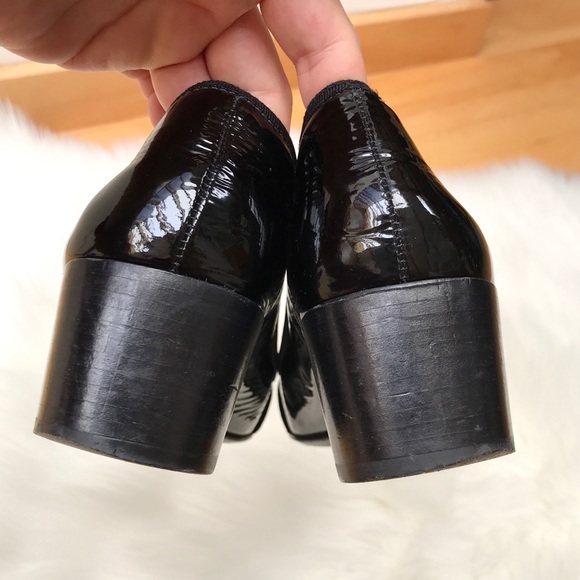 TORY BURCH Black Patent Leather Studded  Pumps - Picture 6 of 8